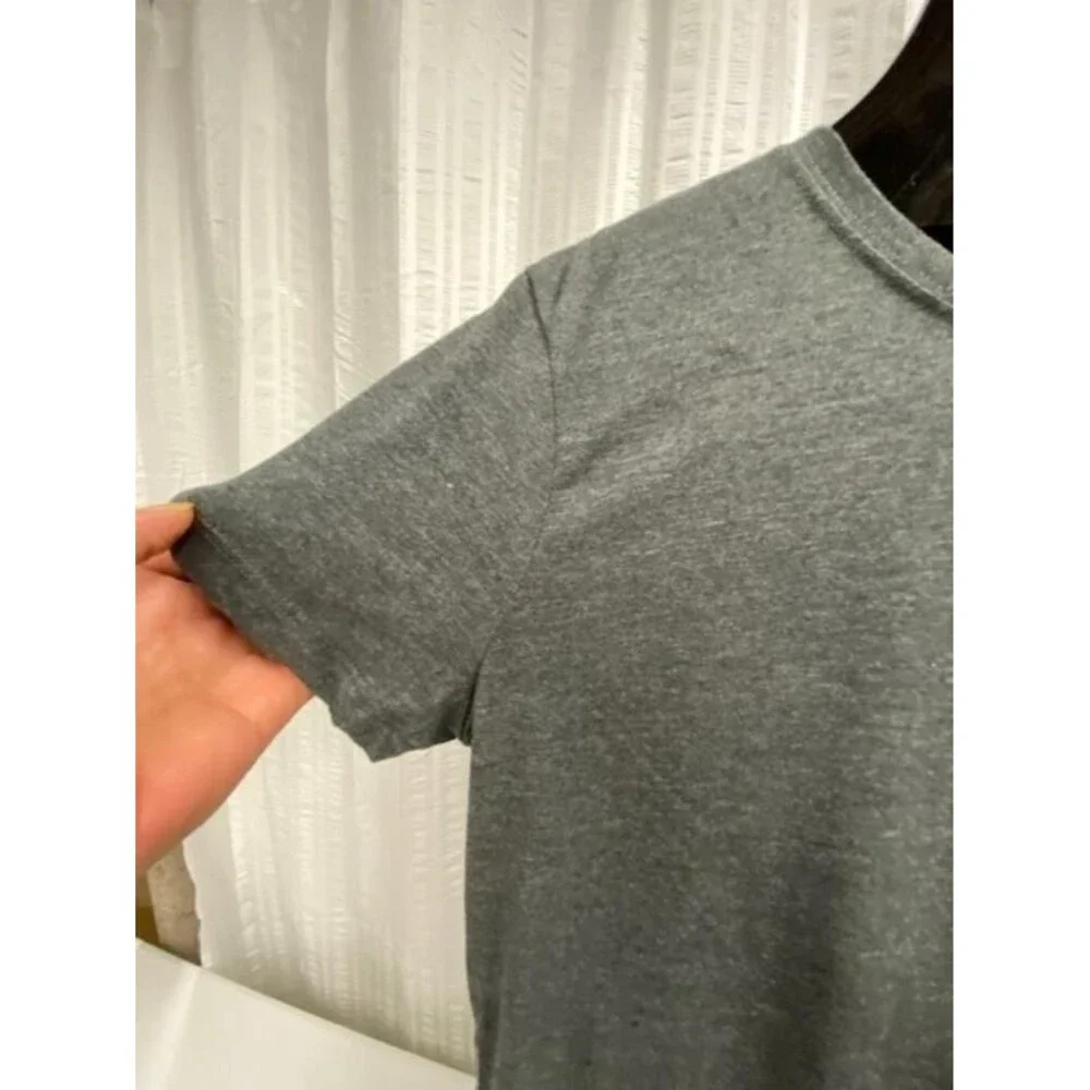 Adidas Golf T-Shirt Men's XL Gray Heather Crew Neck Athletic Casual Tee Logo